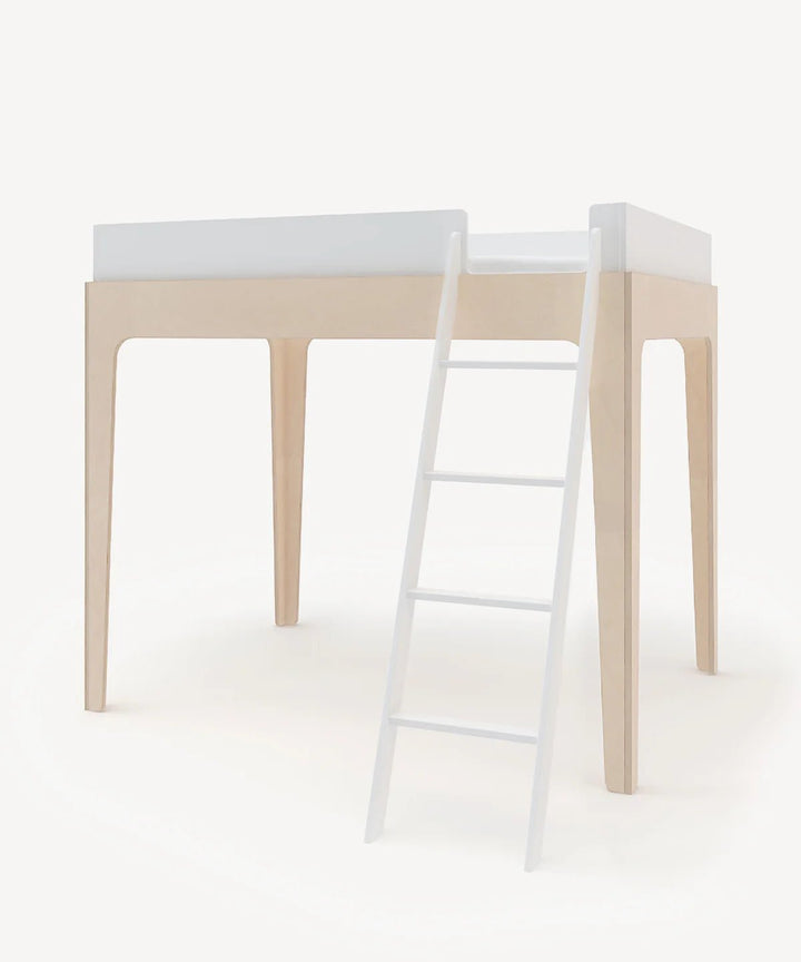 Perch Full Loft Bed - Oeuf Kids + Baby - White/Birch - HORNE