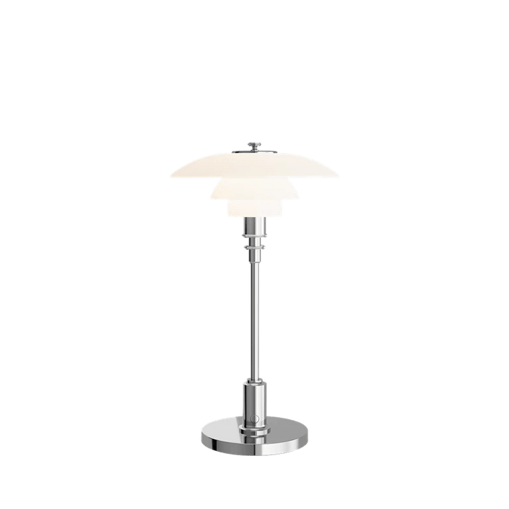 PH 2/1 Portable Lamp - Louis Poulsen Table + Task - High Lustre Chrome - HORNE