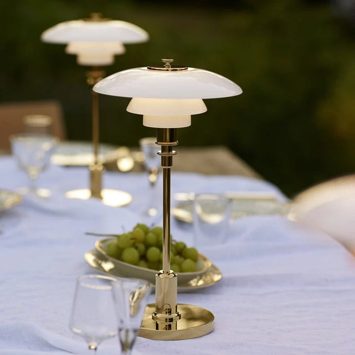 PH 2/1 Portable Lamp - Louis Poulsen Table + Task - High Lustre Chrome - HORNE