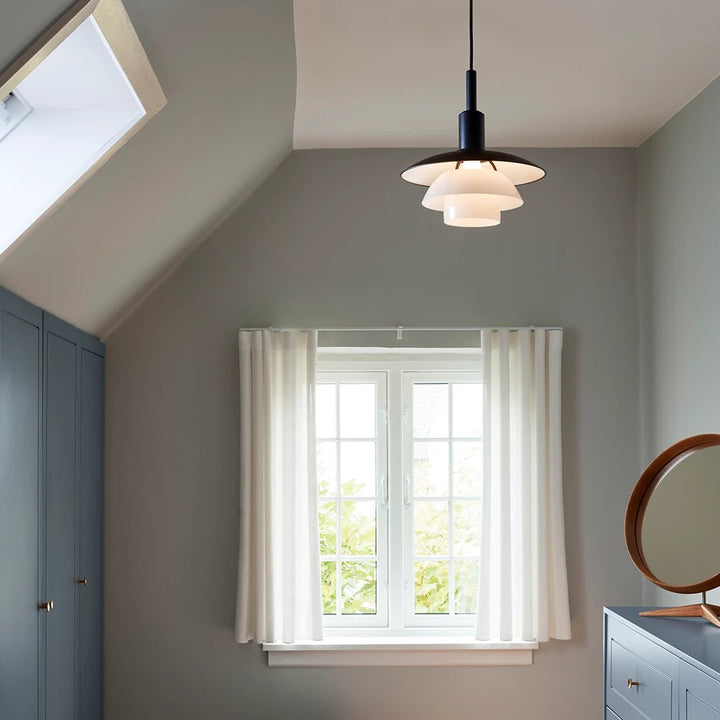 PH 3/3 Pendant - Louis Poulsen Pendants - Metal Black/Opal Glass - HORNE