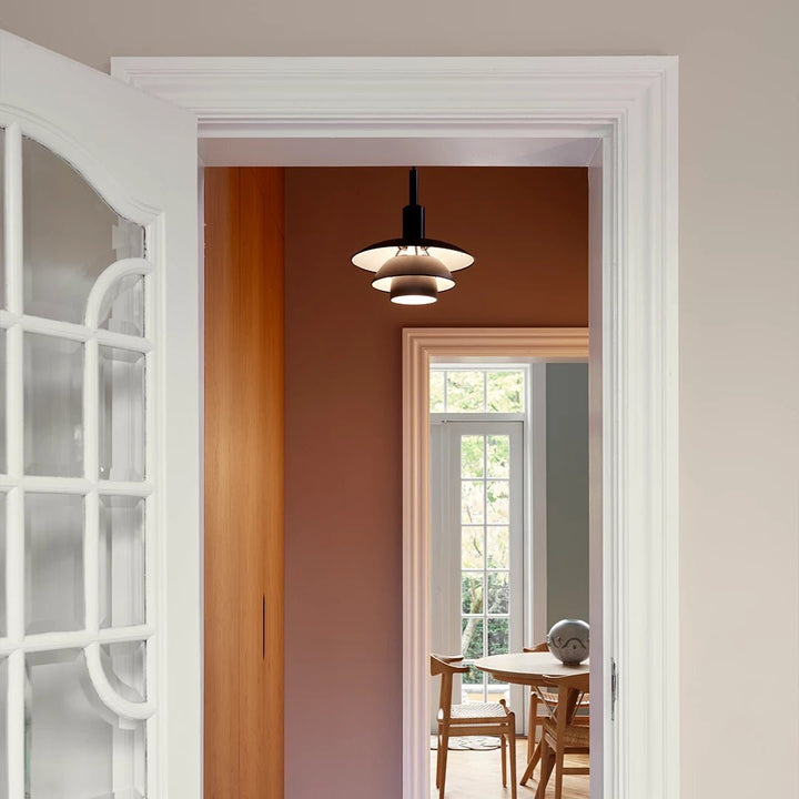 PH 3/3 Pendant - Louis Poulsen Pendants - Metal Black/Opal Glass - HORNE