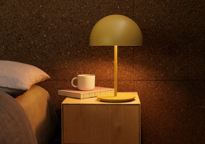 Pin Table Lamp - CITTA Table + Task - Bone - HORNE
