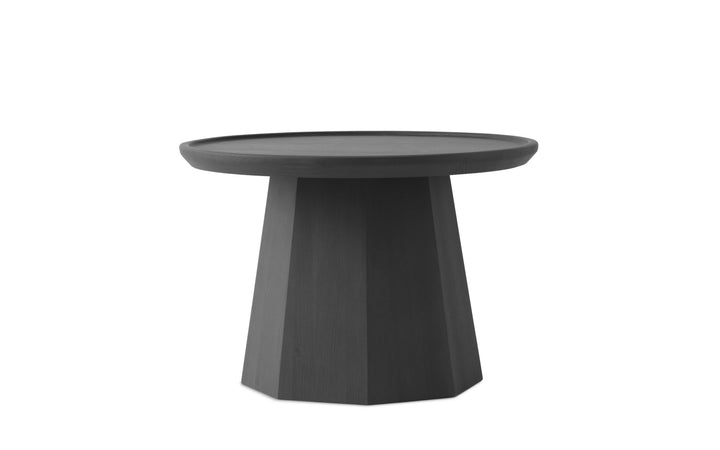 Pine End Table - Normann Copenhagen Side Tables - Pine Table Large - Dark Grey - HORNE