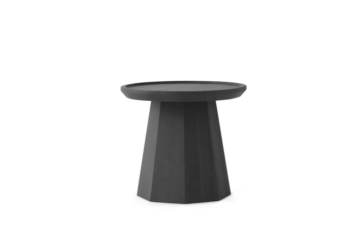 Pine End Table - Normann Copenhagen Side Tables - Pine Table Small - Dark Grey - HORNE