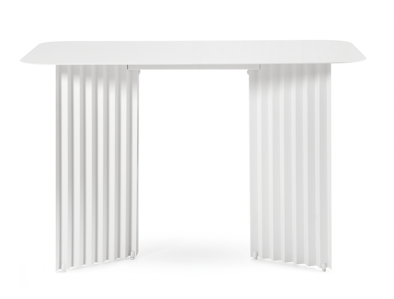 Plec Desk Table - RS Barcelona - Desks - White Steel - HORNE