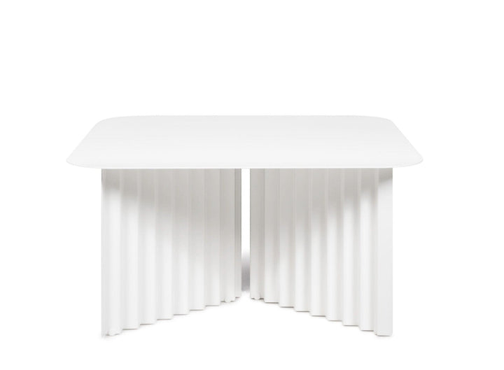 Plec Rectangular Coffee Table - Medium - RS Barcelona - Tables + Desks - White Metal - HORNE