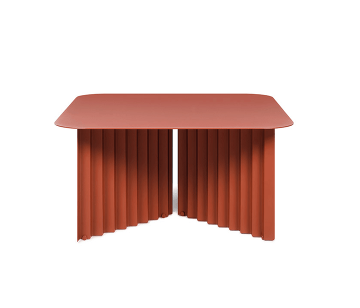 Plec Rectangular Coffee Table - Medium - RS Barcelona - Tables + Desks - Terracotta Metal - HORNE