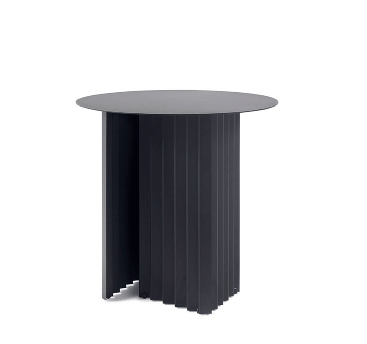 Plec Round Coffee Table - Small - RS Barcelona - Tables + Desks - Black Steel - HORNE