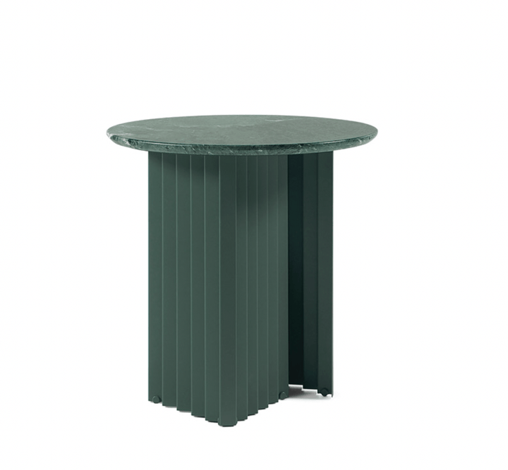Plec Round Coffee Table - Small - RS Barcelona - Tables + Desks - Green Aver Marble - HORNE