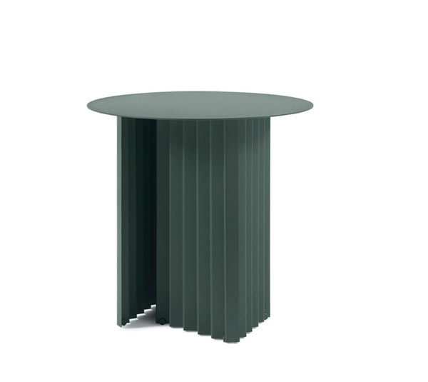 Plec Round Coffee Table - Small - RS Barcelona - Tables + Desks - Green Steel - HORNE