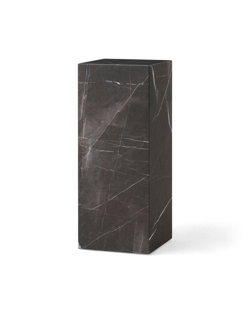 Plinth - Audo Copenhagen - Tables + Desks - Tall - Calacatta Viola Marble - HORNE