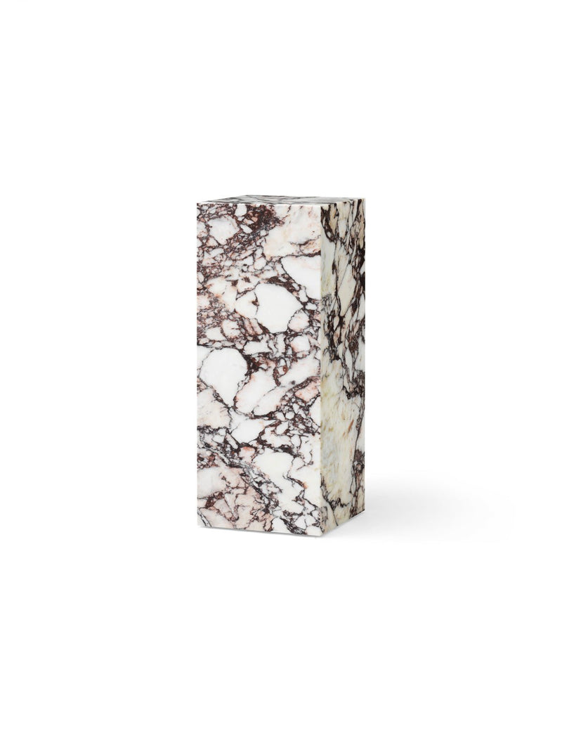 Plinth - Audo Copenhagen - Tables + Desks - Tall - Calacatta Viola Marble - HORNE