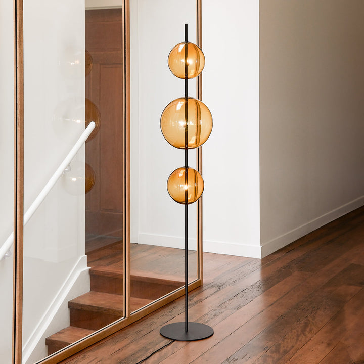 Point Modular Floor Lamp - CITTA Floor Lamps - Amber - HORNE