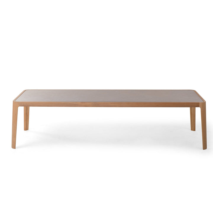 Positano Dining Table - BETACO Tables + Desks - 118"W / Teak / Ceramic Top - HORNE