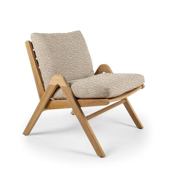 Positano Lounge Chair - BETACO Chairs - Teak / Lorkey 206 - HORNE