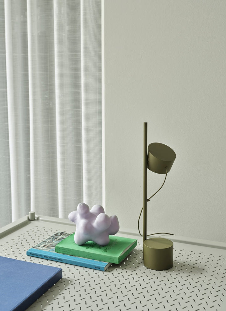Post Table Lamp - Muuto Table + Task - Brown Green - HORNE