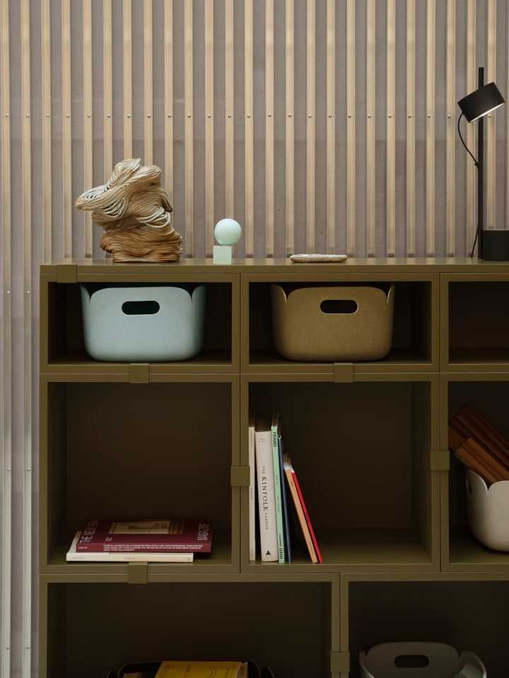 Post Table Lamp - Muuto Table + Task - Brown Green - HORNE