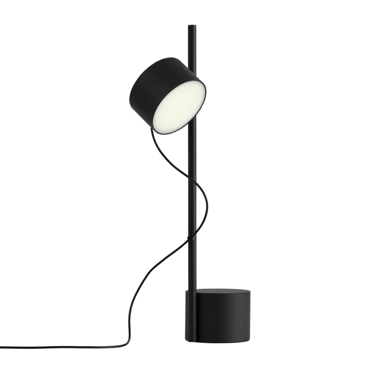 Post Table Lamp - Muuto Table + Task - Black - HORNE