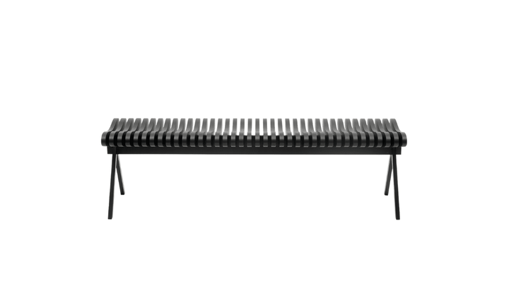 Prelude Bench - Per/Use Stools + Benches + Ottomans - Medium - Matte Black - Oak Black - HORNE
