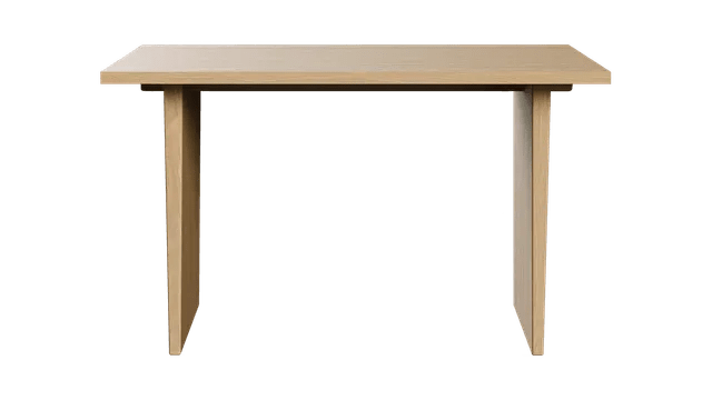 Private Desk - Gubi Tables + Desks - Light Stained Oak Veneer - Light Stained Oak Veneer - HORNE
