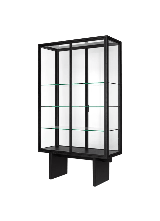 Private Vitrine - Gubi Sideboards + Cabinets - Light Stained Oak Veneer - HORNE