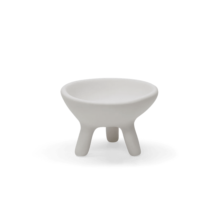 Puddle Elevated Bowl - Tina Frey Serveware - Large - White - HORNE