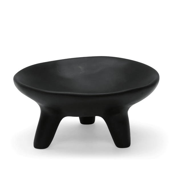 Puddle Elevated Bowl - Tina Frey Serveware - Large - Black - HORNE