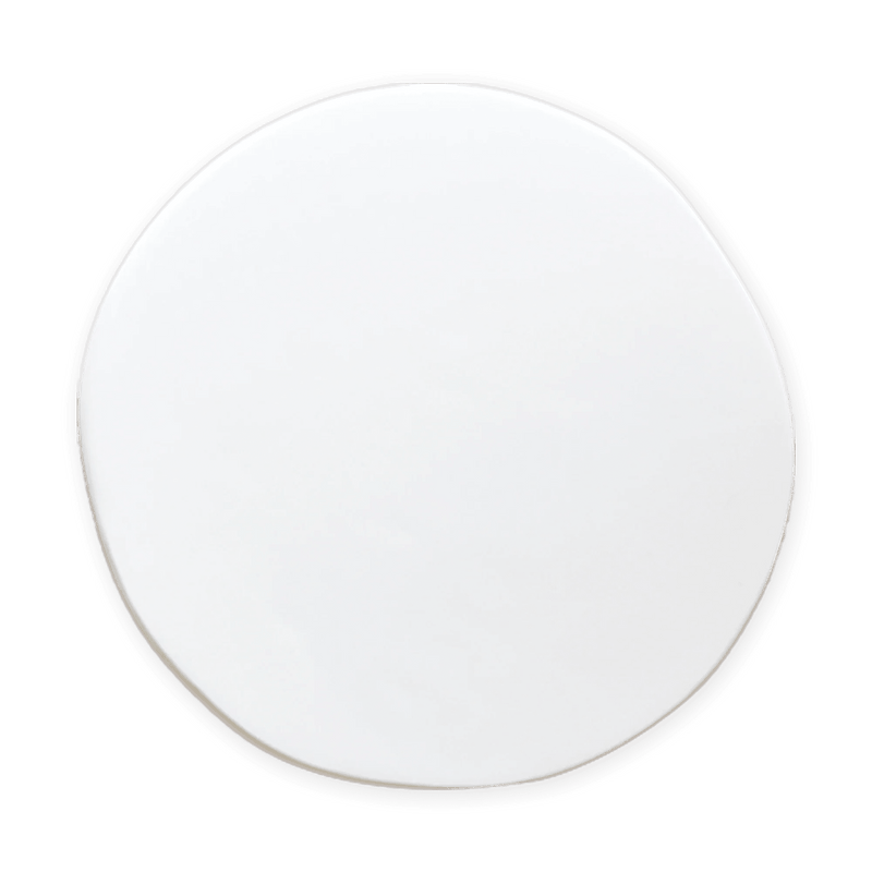 Purist Circle Placemat - Tina Frey Serveware - Large - White - HORNE