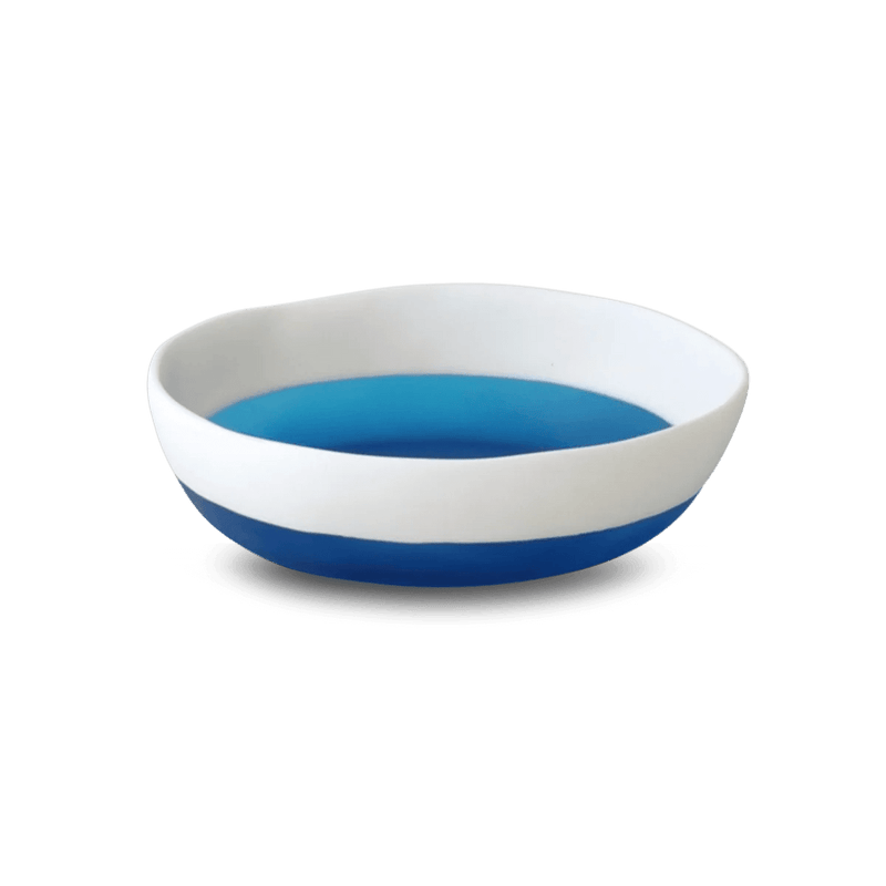 Purist Duo Bowl - Tina Frey Serveware - Extra Large - Half Grey With White Top - HORNE