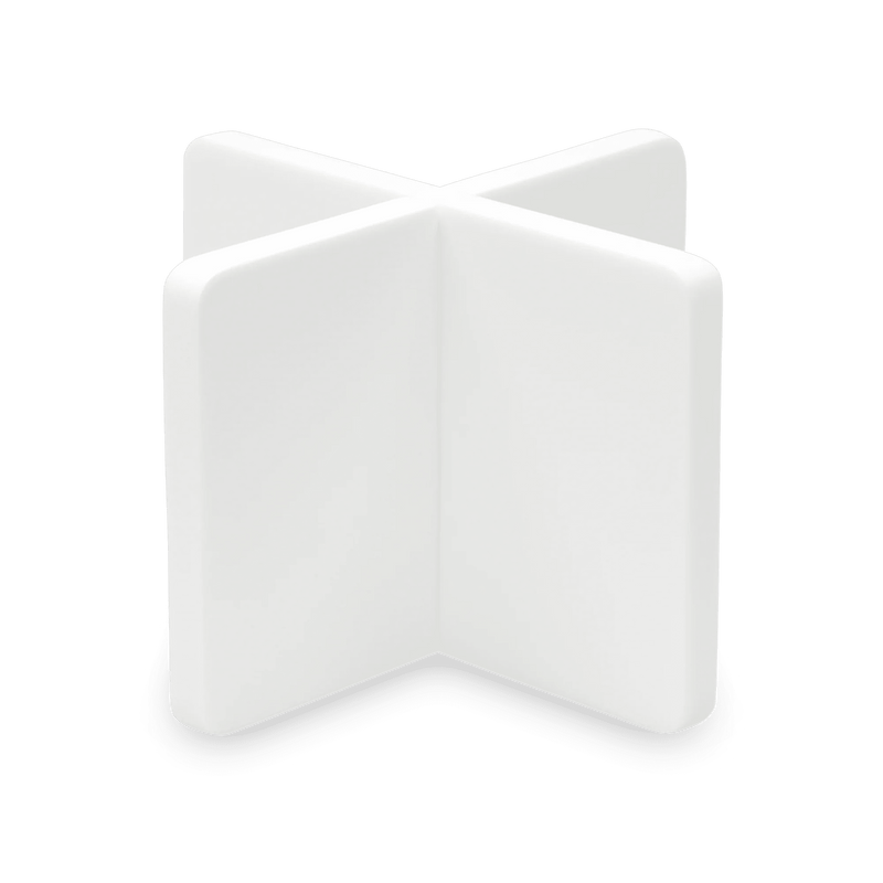 Puzzle High Base - Tina Frey Accessories - White - HORNE