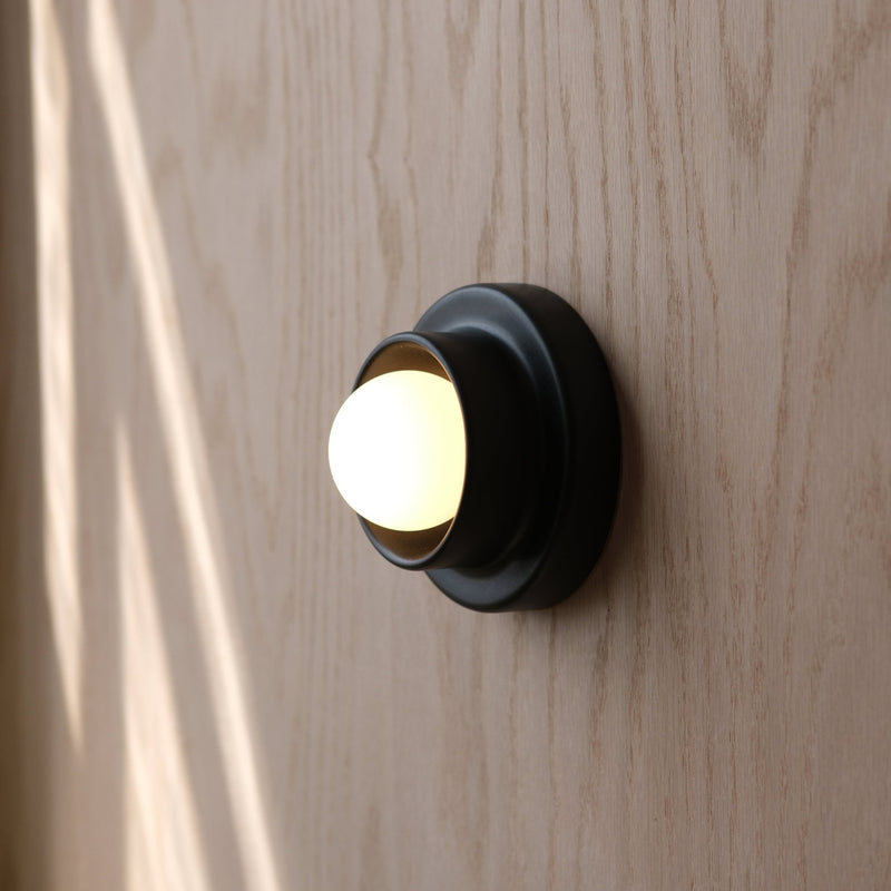 Q Sconce - Misewell Lamps - Red - Plug in (includes 10' cord with on/off switch) - HORNE