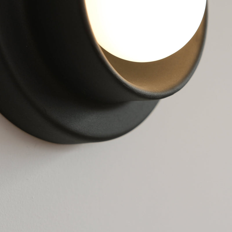 Q Sconce - Misewell Lamps - Red - Plug in (includes 10' cord with on/off switch) - HORNE