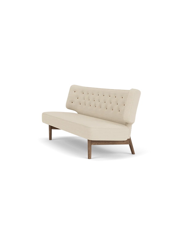 Radiohus Sofa - 2 Seater - Audo Copenhagen Sofas - Walnut - Dakar Leather - 0250 Cognac - HORNE