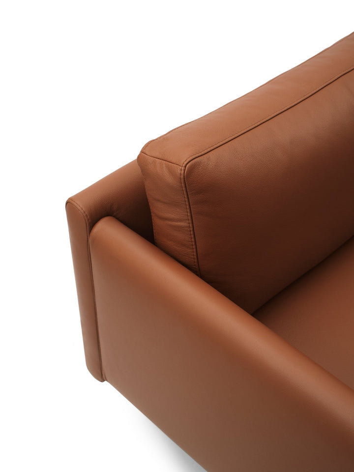 Rar Sofa - Normann Copenhagen 2 Seater Sofas - Rar Sofa 3 Seater - Omaha Leather Cognac - HORNE