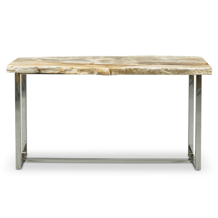 Raw Console - Urbia Tables - Natural Light - Polished Stainless Steel - HORNE