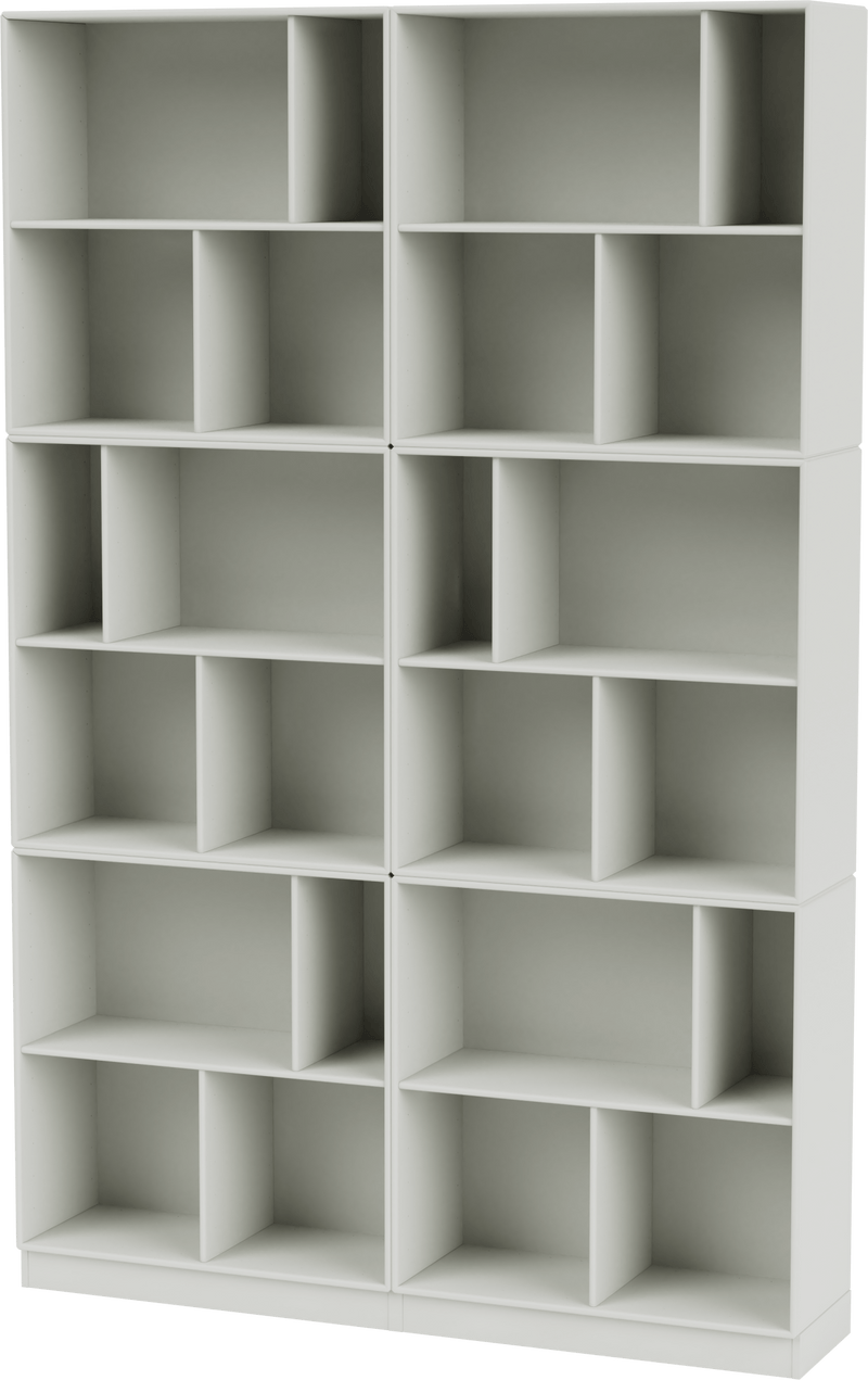 Read Spacious Bookshelf - With Plinth Base - Montana - Shelving - Anthracite - 1.2