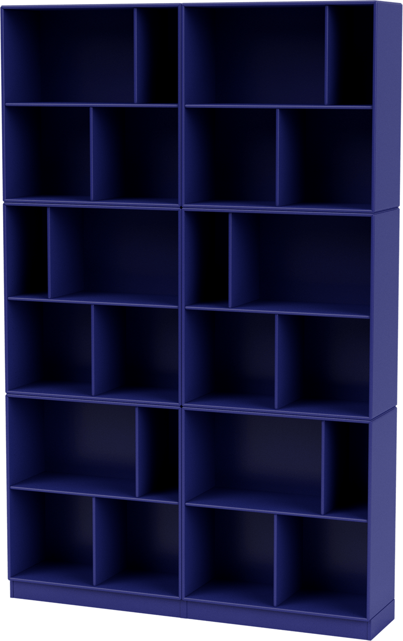 Read Spacious Bookshelf - With Plinth Base - Montana - Shelving - Anthracite - 1.2