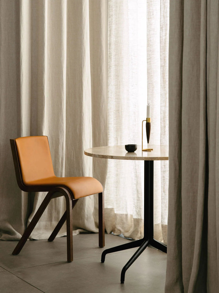 Ready Dining Chair - Fully Upholstered - Audo Copenhagen - Chairs - Red - Stained Oak - Dakar 0329 - HORNE