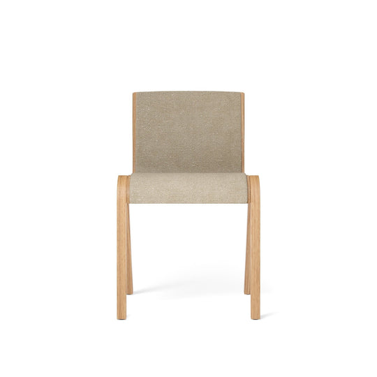 Ready Dining Chair - Fully Upholstered - Audo Copenhagen - Chairs - Natural Oak - Boucle 02 - HORNE