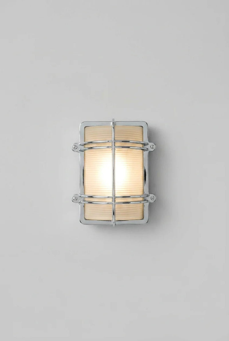 Rectangular Bulkhead 7373 - Davey Lighting Wall Sconces - Natural Brass - HORNE