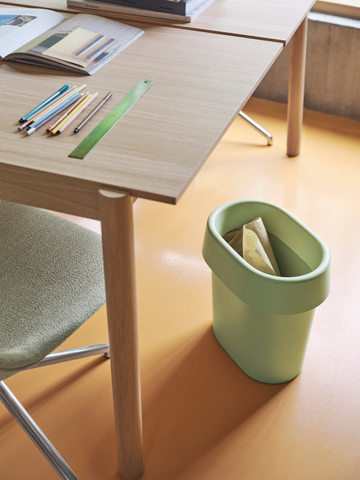 Reduce Paper Bin - Muuto Storage + Organization - Light Green - HORNE