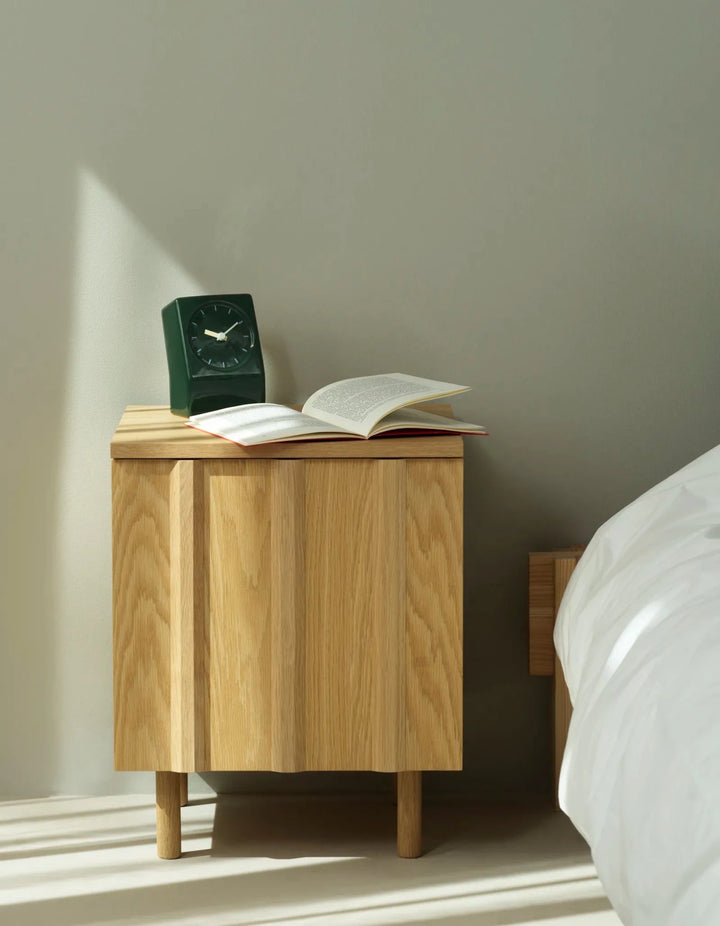 Rib Bedside Table - Normann Copenhagen Sideboards & Cabinets - Soft Black - HORNE