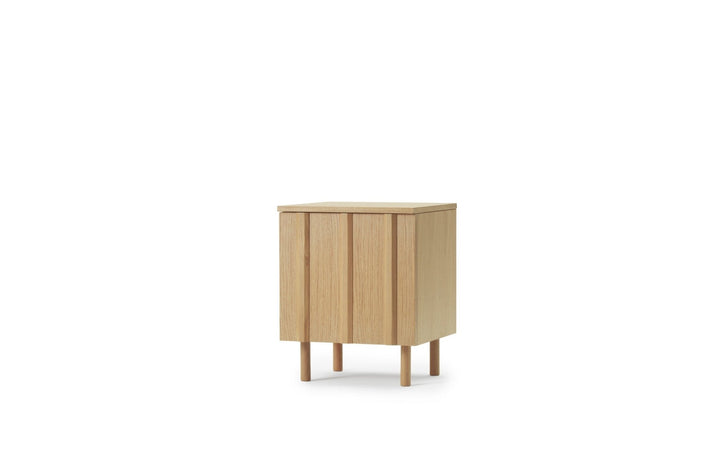 Rib Bedside Table - Normann Copenhagen Sideboards & Cabinets - Oak - HORNE