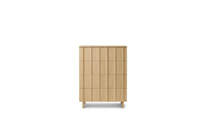 Rib Dresser - Normann Copenhagen Sideboards & Cabinets - Soft Black - HORNE