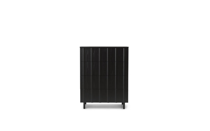 Rib Dresser - Normann Copenhagen Sideboards & Cabinets - Soft Black - HORNE