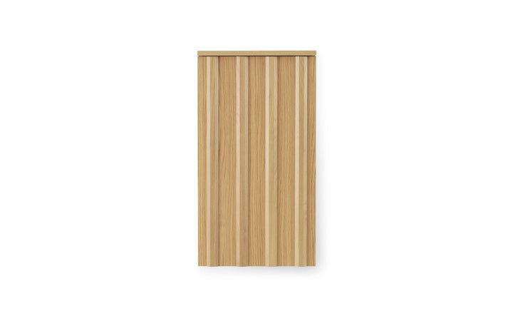 Rib Wall Cabinet - Normann Copenhagen Sideboards & Cabinets - Soft Black - HORNE