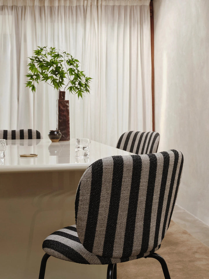Rico Chair - Louisiana - Ferm Living Chairs - Sand/Black - HORNE