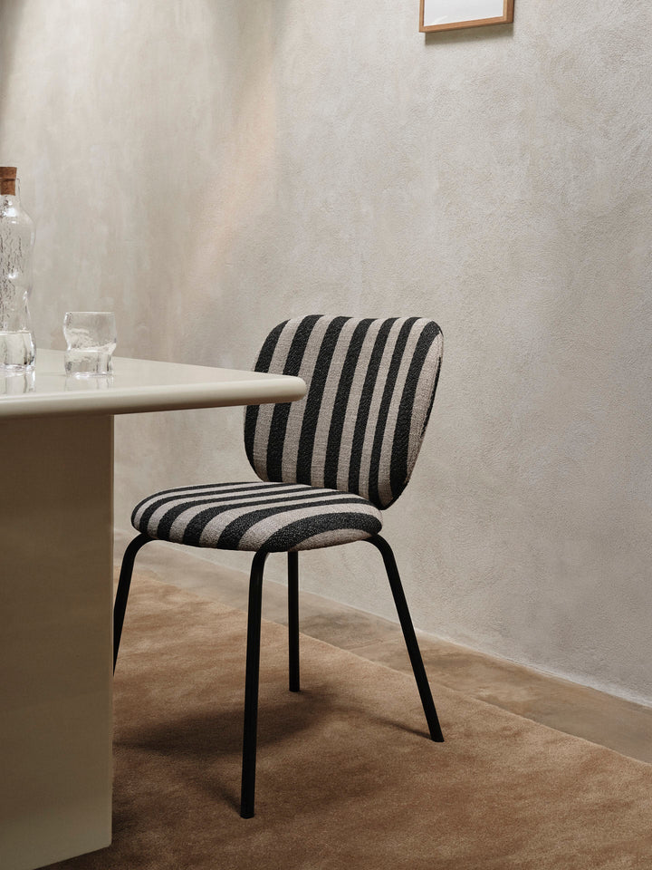 Rico Chair - Louisiana - Ferm Living Chairs - Sand/Black - HORNE