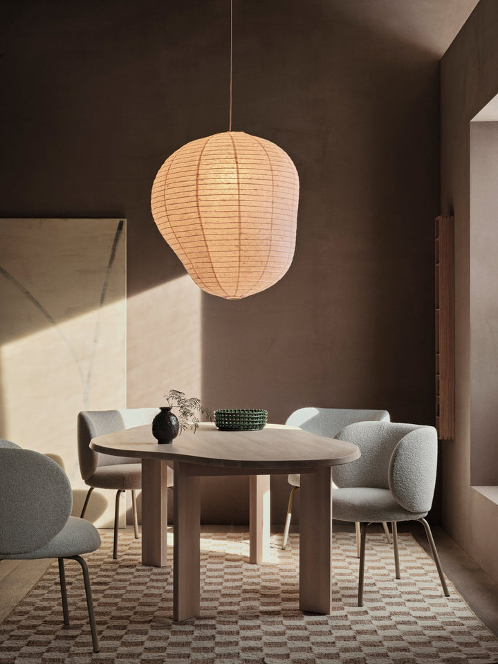 Rico Dining Chair - Ferm Living Chairs - Hallingdal - Dark Grey/Brown - Black - HORNE