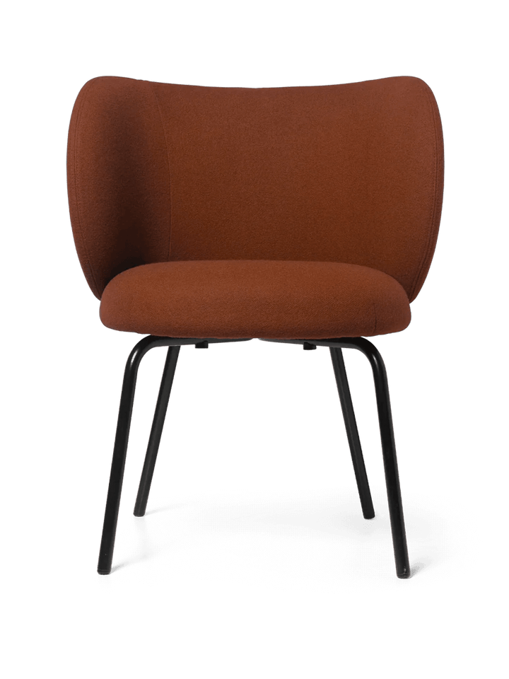 Rico Dining Chair - Ferm Living Chairs - Tonus - Red Brown - Cashmere - HORNE